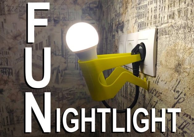 3D Printed Fun Night Light