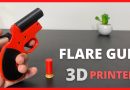 3D Printed FLARE GUN (PROP/REPLICA) MULTI PART
